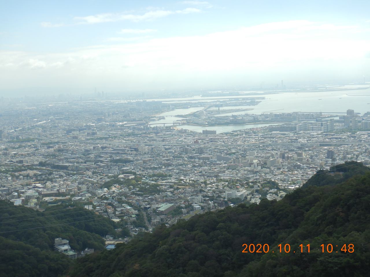 【個人山行】六甲.荒地山トラバース（2020.10.11）