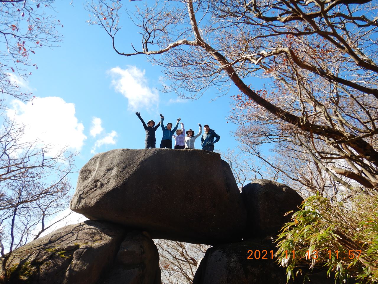 【例会山行】鈴鹿、御在所岳（2021.11.13）