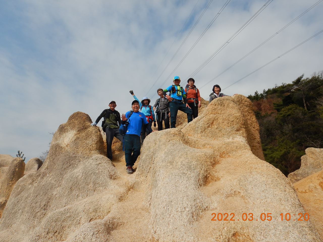 【公開ハイキング】六甲山、芦屋地獄谷から保久良神社（2022.3.5）